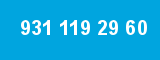 931 119 29 60 931 119 29 60